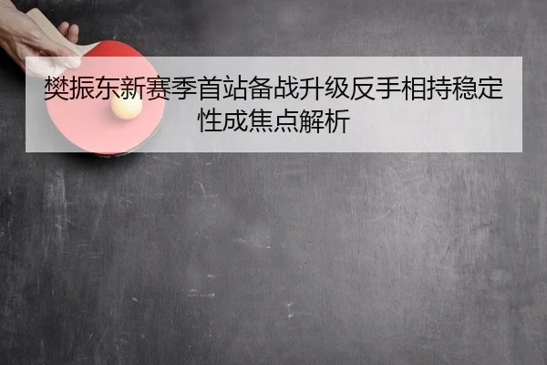 樊振东新赛季首站备战升级反手相持稳定性成焦点解析